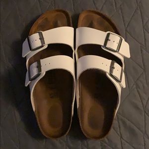 white birkenstocks